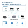 Players Usb3.1 Thunderbolt Game Streaming Equipment Live Broadcast 2160p Obs Vmix 4k Dual Hdmi Video Capture Card Box Grabber Dongle