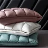 Oreiller Peter Khanun Luxurious Goose Down Oreiller King Size Pinche Pleat Orthopedic Pillow for Sleep 100% Cotton Cover Queen Size