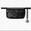 Chevron Wait Bags for Women's Handbag Purse Genuine Leather Belt Bag Solid Color281k