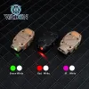 Parts Wadsn Mini Helmet Light White Green Red Ir Signal Flashlight Tactical Outdoor Wargame Army Survival Lights Fit 20mm Rails