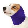 Dog Apparel Head Sleeve Anti Anxiety Pet Supplies Easy Wear Snood High Elasticity Reusable Reducing Noise Bathing For Neck Ears Warmer