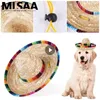 Dog Apparel Dogs Hawaii Style Hat Adorable Fun Trendy Must-have Cute Trending Funny Hats For Cats And Beach Party Sombrero Cat Sun