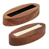 Jewelry Pouches Wood Box Wedding Rings Display Tray Women Earrings Ear Studs Storage Plate For Retail Shop Selling