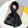 Luksurys Women039s lśniący jedwabny szalik jesienne szaliki szaliki zwykłe cienkie miękkie szale mogą być dostarczane w pudełkach prezentowych 5842017