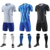 Conjuntos de niños adultos Camiseta Shorts Compresión Sport Uniformes Fitness Gym Children Jersey de fútbol seco rápido ropa deportiva