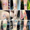 Tattoo -overdracht 30 stc/lot cartoon kleine tattoo stickers set vrouwelijke kinderen waterdichte schattige beer konijn kunst nep tattoo arm sleutelbeen tattoo tool 240427