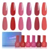 Gel Beauty 120 Colours Jr Nail Polple 6Colors/Box Private Etichetta UV Gel Semi Cread Long Long Alak Off Gel Polish