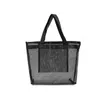 Sac de plage en mesh Fitness Sac de lavage de natation Sac de bain portable Sac de bain de grande capacité portable sac de rangement de vêtements