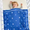 Couvertures née bébé couverture étoile Boy en tricot fille Swaddle Wrap Quilts Toddler Infant Pousteille de poussette