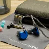 Earphones DUNU FALCON Ultra Dynamic Driver InEar Earphone IEM HiRes Audio Alloy PureMetallic Diaphragm MMCX 3.5/4.4mm pulg Wired Headset