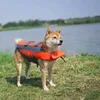 Gilet de sauvetage de chien professionnel amélioré la flottabilité petits chiens nageurs de vêtements de sécurité gilet avec poignée pour un grand surf moyen 240425