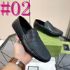 40Model 2024 Luxury Brand Leather Men Sapatos Casuais Designer de moda Menções Mocassins deslizam em sapatos de condução mais tamanho 38-46