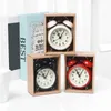 Desk Table Clocks Retro Loud Alarm Clock Double Bell Loudly Snooze for TIME Clocks for Home Students Kids Room Decoration