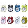 Desk Table Clocks Retro Loud Alarm Clock Double Bell Loudly Snooze for TIME Clocks for Home Students Kids Room Decoration