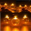 Kaarsenhouders Round Hollow Clear Glass Wedding Fine Candlestick Dining Home Decor Wall Monted Party Decoratie