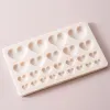 Moulds Valentine's Day Heart Cake Decoration Form Love Silicone Mold DIY Chocolate Fondant Pastry Festival Dessert Biscuit Baking Tools