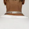 Ketten Dubsss Cuban Link Kette Männer Halskette Real Gold plattiert Baguette Hip Hop Schmuck Weihnachtsgeschenk