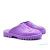 15A Дизайнерские сандалий Slippers Slide Slider Slider Slider Sandal женский спальня перфорированные полые желе о цветах с высокой резиновой подошвой черной красный белый оранжевый штифт