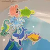 Kum Oyun Su Eğlenceli Bebek Oyuncakları Hayvan Banyosu Erkekler ve Kızlar Yumuşak Eva Köpük Trafik Dijital Biliş Yüzen Banyo Çocuklar Su Q240426