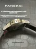 Relógios de designer de ponta para a série Peneraa Pam01342 Mechanical Mens Watch 44mm original 1: 1 com logotipo e caixa reais