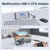 Acessórios USB 10Gbps OTG Tipo C Tipo C Adaptador de extensão USB C masculino para USB Adaptador feminino para MacBook Pro Converter USB3.1 Gen2 OTG Cabine