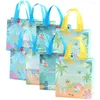 Bolsas de almacenamiento bolsas de compras en la playa regalo no tejido para fiestas hawaianas dulcesTOTA TOTE LUAU