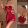 Ensemble sexy original lingerie érotique en dentelle tentation