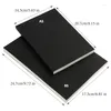 Thick A5/B5 Notebook 128 Sheets/Book Black Cover Blank Grid And Horizontal Line Inside Page Office Study Notes Supplies QP-088