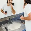 20pcs جديدة يمكن التخلص من الحمام حوض حوض حوض الشعر منظم قطعة قابلة للتصرف في حوض غسل لحية مريلة تنظيف مريلة