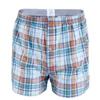 5pcs hommes sous-vêtements boxers shorts pour hommes de la culotte pour hommes coton somnolent plaid lâche confortable.