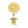 New Virgin Mary Fashion Necklaces For Women/Men Jewelry 18K Real Gold Plated Mother of God Necklaces Pendants6975379