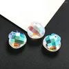 Żyrandol Crystal 5pcs 15 mm Ab Color Shell kształt Szklany sztuka pryzmat fasetowane koraliki akcesoria tworzenia biżuterii