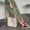 Bag Fashion Tote Large Capacity 2024 Trendy Messenger Women's Shoulder Computer Cowhide Female