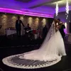 Gelin Peçe Toptan Beyaz Fildişi Dantel 3 Metre Gelin Düğün Aksesuarları Boda Velos de Novia Peçe