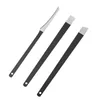 Nuovi strumenti di manicure del raschietto del piede da 3 pc piedi in un chiodo intagliato cuticola pedicure coltello set di file di pedicure cure per cure per la cura della pelle morta - per