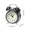 Desk Table Clocks Retro Loud Alarm Clock Double Bell Loudly Snooze for TIME Clocks for Home Students Kids Room Decoration