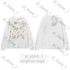 Lanvin Hoodie Designer de luxo Lanvins Classic Fashion Trend Hoodie Bordery Splash Ink Letter Speckle PRIMA