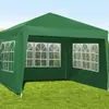 Tentes et abris tissu latérale de tente avec fenêtre transparente Vent-pliage étanche à la canopée Tarpe Oxford Camping à sec rapide