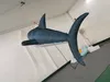 Prix en gros de l'usine décorations d'événements suspendus requin ballon gonflable avec lumière pour la décoration de scène de plafond de la boîte de nuit