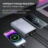 Chargers Zime 130W Power Bank 20000MAH USB Type C PD Fast Charge PowerBank Portable Optern Battery для ноутбука MacBook iPhone 15