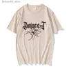 T-shirt maschile Doja Cat Singer Stampa Stampato Cartoon Graphic Womens Cotton Short Short Cotton Aesthetics Gothic Q240425