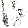 Figurines décoratives Bell Door Witch Supplies Antique Magic Keys Protection Home Protection Décoration Cuisine Key Pendante Nursery Decor Boho