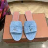 LP Slifors Donne di alta qualità di alta qualità LP Ciondoli estivi Slipper Street Sandant Sandals Flat Sandals Cottimo Sandali di lana comodi comodi sandali casual lana casual