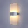 Wall Lamp Modern Minimalist Indoor LED Light Aluminum Acrylic Hardwire Bedroom Living Room Corridor Staircase Sconces