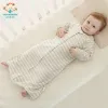 Szaty naturalne farbowanie rośliny miękki śpiwór dziecięcy nowe dzieci sleepsack piżama saco bebe boys dziewczęta wiosna jesień wózek antykick