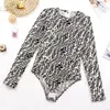 Long sleeved bikini women's designer letter swimsuit summer sexy chain bikini fashionable letter printed swimsuit high-quality swimsuit S-XL