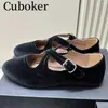 Casual schoenen corduroy vrouw ballets luxe ronde teen flats modeweken slip-on walk formele loafers mujer