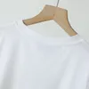 Kvinnors T -skjortor Designer Lemon Printed Round Neck Loose Short Sleeped Pure Cotton Top