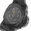 Panerai Machinery Wrist Watch Luminor Série Swiss Watch Mens Automatic Mécanique célèbre Luxury montre Pam00438 Black Ceramic 44mm