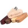 Drives Jaster 3.0 Pen USB 128 GB Maple Wood Rotating U Disk Memory Stick 32G Pen Drive 64G flash -enhet GRATIS Present Logo 10 Pieces 1 Pack